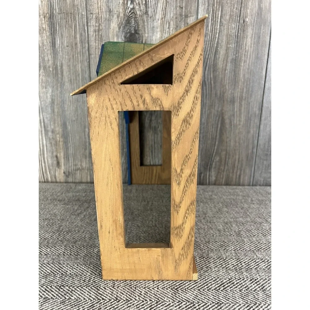 Jim Shore Xmas Nativity Wooden‎ Manger Stable Heartwood Creek Enesco 2003